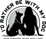 I'd Rather Be With My Dog logo.